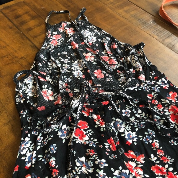 Free People Circle of Flowers Halter Dress Sz S - Picture 7 of 8